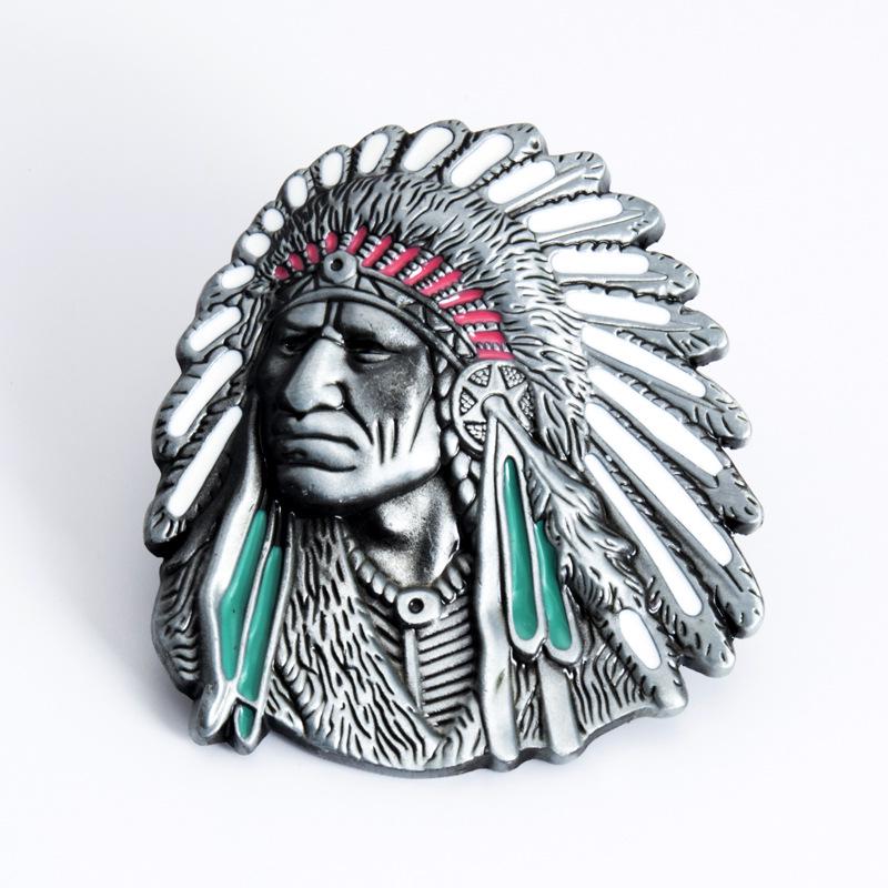 South American Ethnic-Style Smooth Belt Buckle