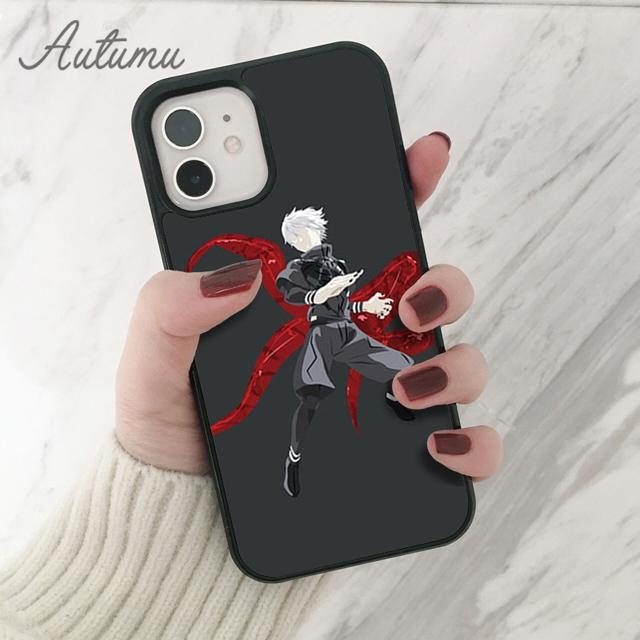Japenese Anime Tokyo Ghoul Phone Case for iPhone 11 12 13 14 Pro Max Mini XR XS SE 2020 6S 7 8 Plus Samsung Galaxy S21 S22 Cover