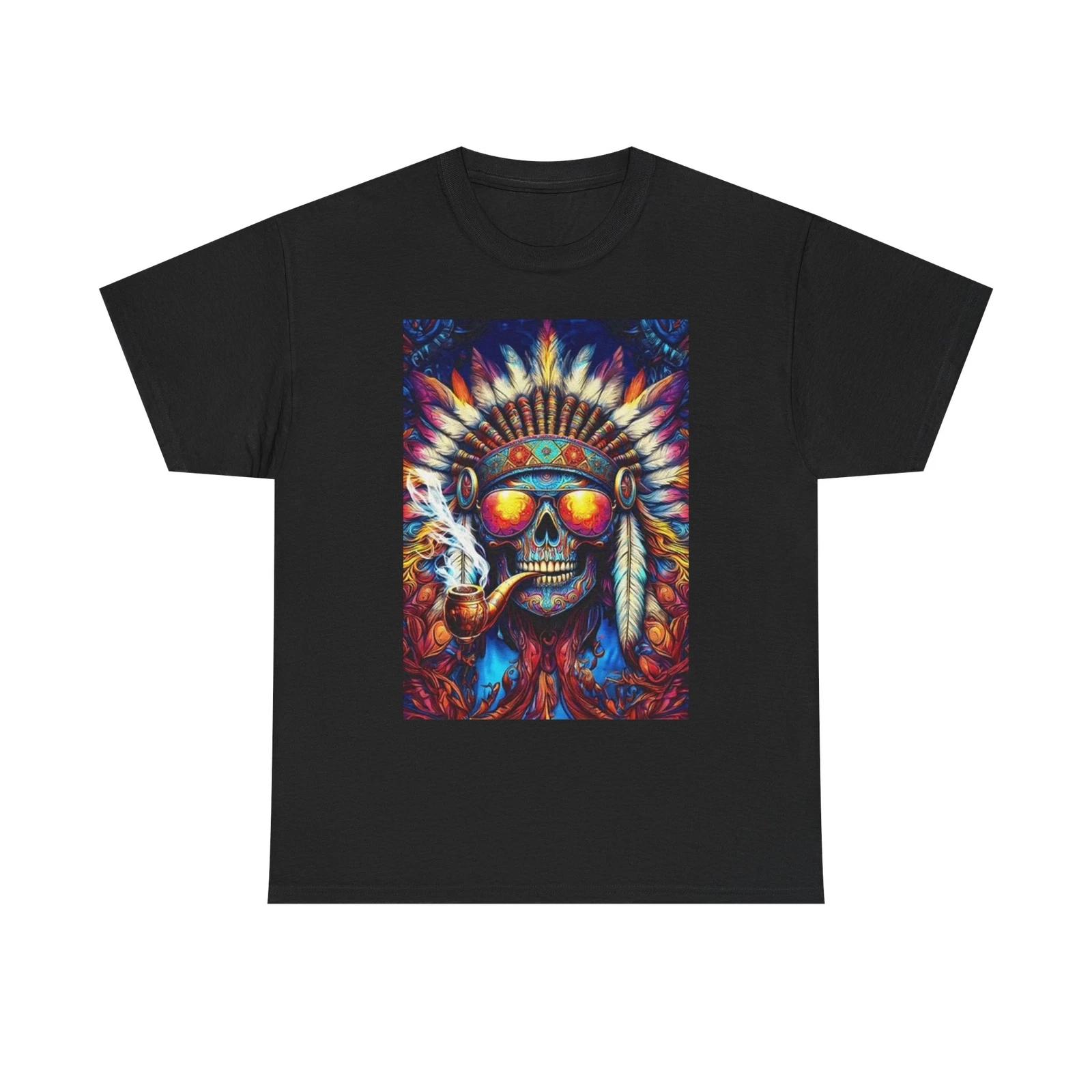 Men s and Women s T-shirts Native American Peace Pipe XXXXL