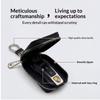 PU Leather Zipper Key Organizer for Men and Women Perfect for Daily Car Key Management