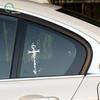 Personality creativity and faith dance car sticker car motorcycle scratch decoration reflective waterproof sticker