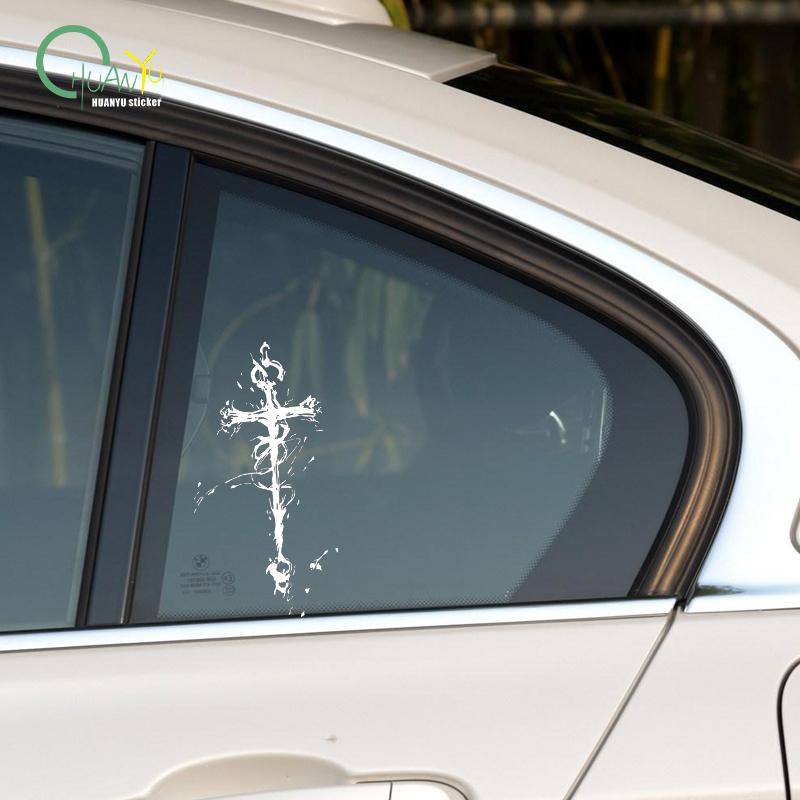 Personality creativity and faith dance car sticker car motorcycle scratch decoration reflective waterproof sticker