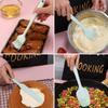 6-teiliges/Set Silikonspatel-Set Hitzebeständig Antihaft-Spatelwender Schaber Ölpinsel zum Kochen Backen Mischen Küchenwerkzeug