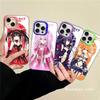 Date A Live Cartoon Phone Case For IPhone 17 16 15 14 13 12 11 Pro MAX Matte Shockproof Back Anti Fall Matte Cover