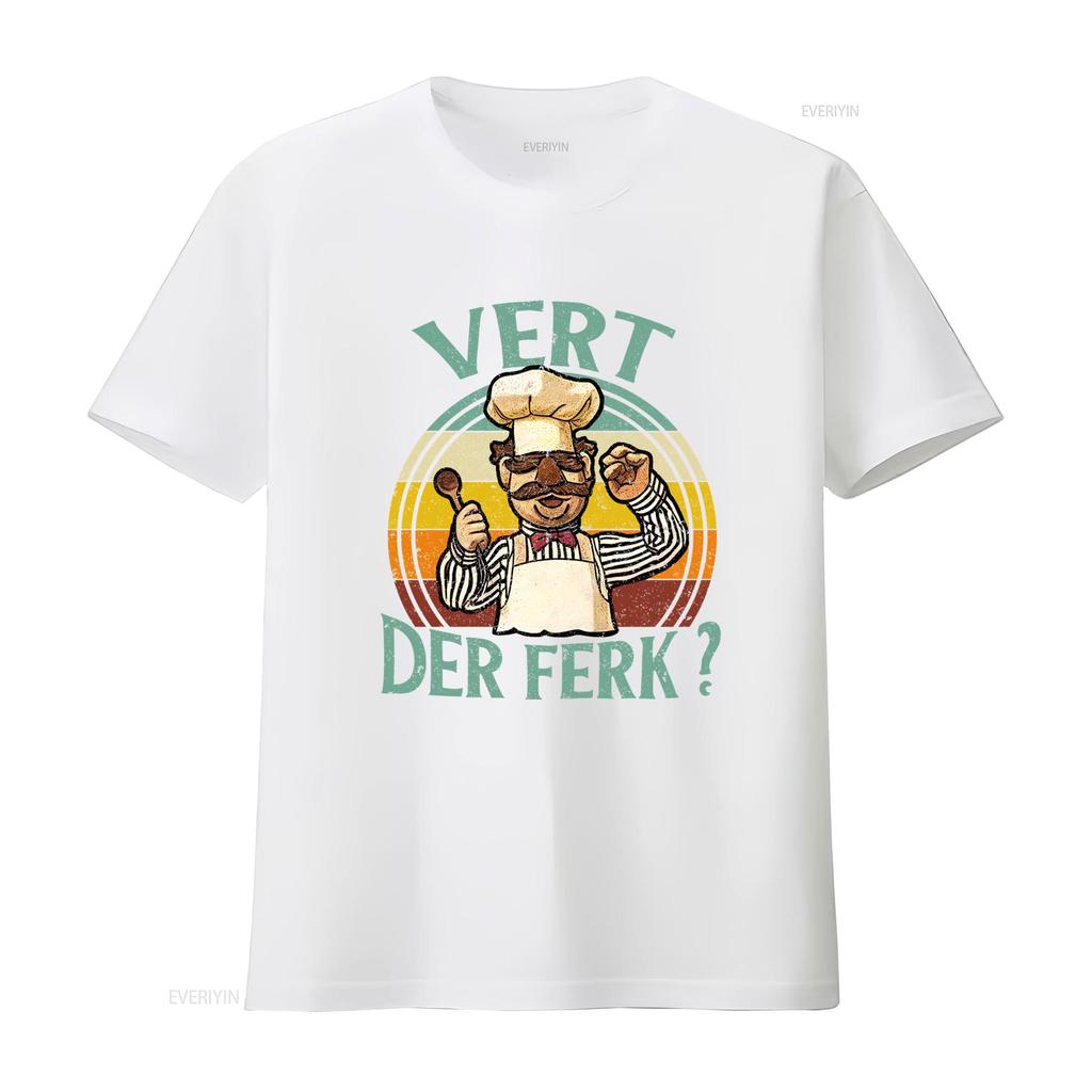 Swedish Chef Retro Design T Shirt for Men S 5XL Fast Shipping vintage Washed Comfortable Versatile Stretched