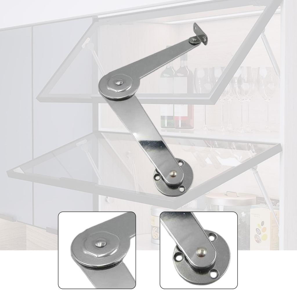 Lid Support Hinge Easy Installation Folded Lid Stay Hinge Support Bracket for