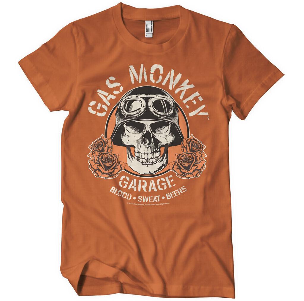 Officially Licensed Gas Monkey Garage Skull Mens