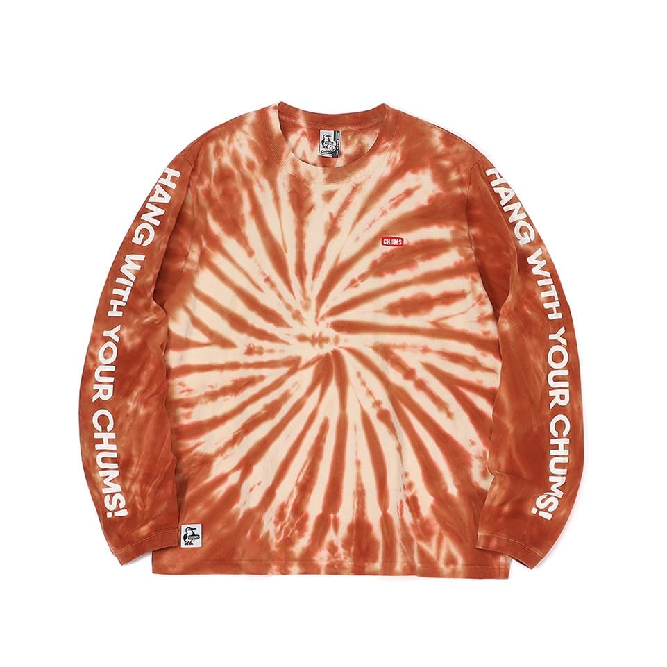 

Футболка Retro HWYC Brushed Brown [Chums] с длинными рукавами, мужская, с принтом тай-дай