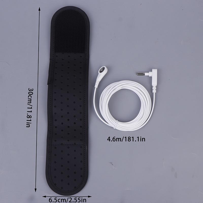 Earthing Wristband Premium Grounding Therapy Pu Wrist Strap For Better Sleeping Anti-Static Conductive Material Improve Health