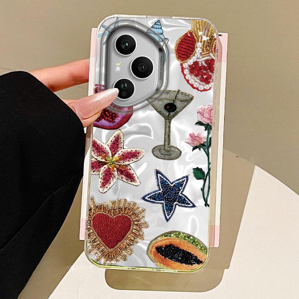 

Summer Fruit Sun Face Women Phone Case for Honor 400 200 90 Smart Pro Magic7 6 5 70 Lite X9a X9c X8b X8a X8c X7c X6c X6b Cover Honor X7b 4G білий