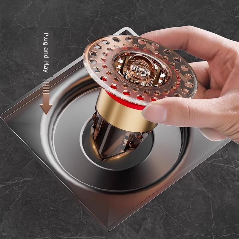 Magnetic Suction Fault Floor Drain Extension Pipe Toilet Sewer Dislocation Long Inner Core Insect-Proof Odor Preventer Neutral