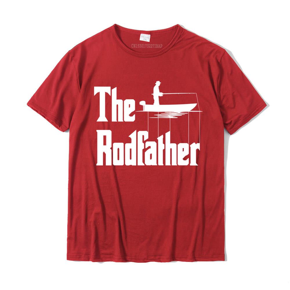 The Rodfather. Funny Fishing Hoodie for FisherUnisex Casual T Shirt Cotton Male Tshirts Casual Prevalent S