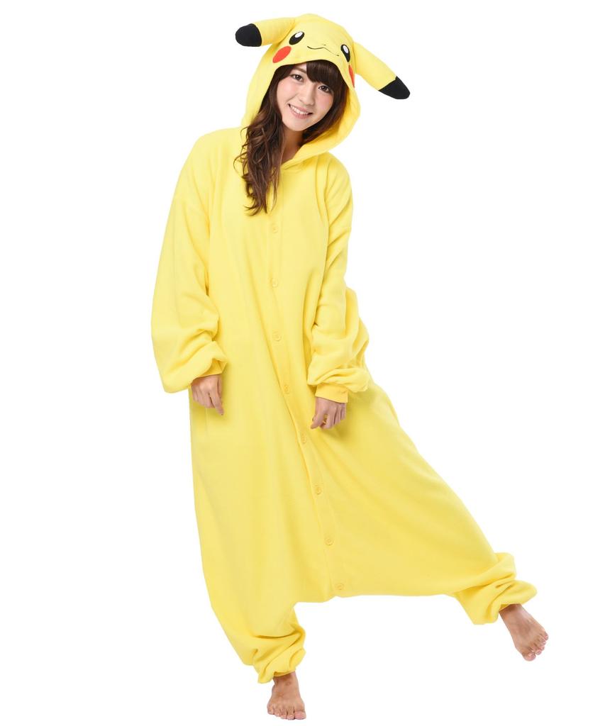 SAZAC Character Pile Kigurumi Pokémon Pikachu