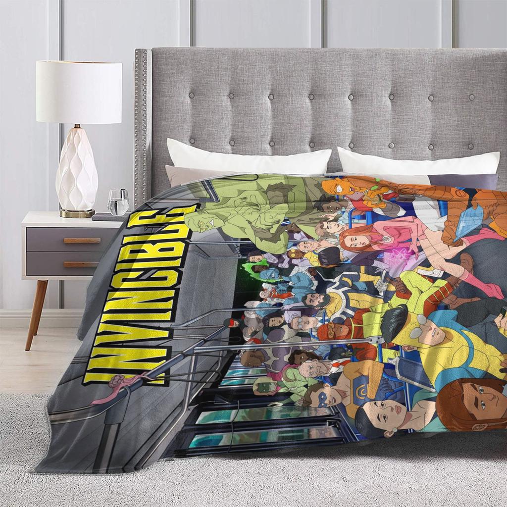 Invincible Comic Cool TV Coperte Qualità Super Morbida Coperta Plaid Autunno Picnic Esterno Fantasia Copriletto