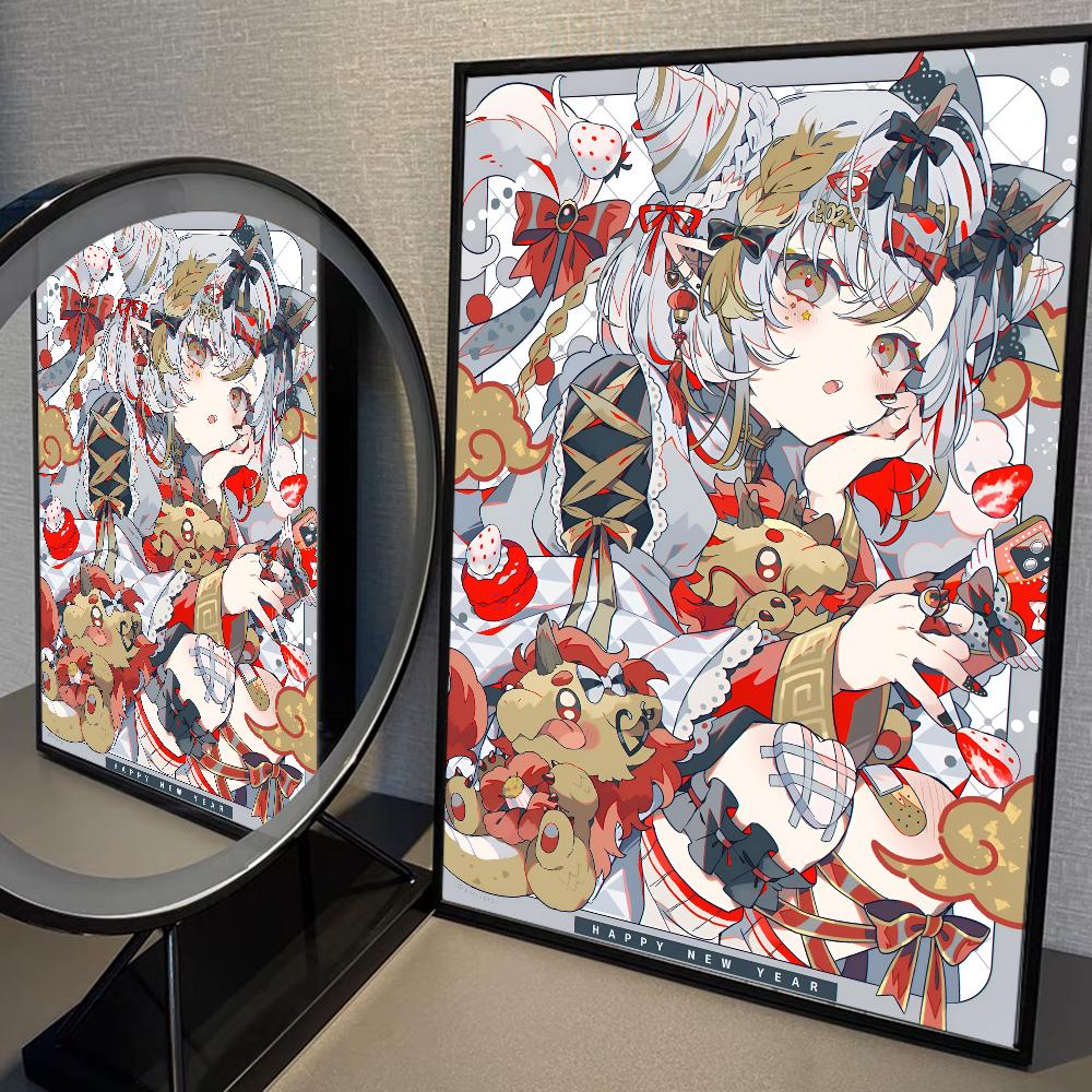 Popular Cute Anime Girls NEEDY GIRL OVERDOSE Miku Classic Anime Poster Waterproof Paper Sticker Coffee House Bar Room Wall Decor