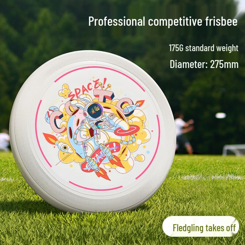 

Healthsoo 175g Outdoor Competition Frisbee - White Rabbit 4-Pack