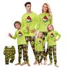Noel Baskılı Sevimli Aile Seti Pijama, Ev Giysileri, Aile Seti Uzun Kollu Üst Pantolon Seti