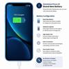 Refurbished Apple iPhone Xr 6.1'' 3GB RAM 64GB ROM Blue 4G LTE Unlocked Smartphone With Single SIM