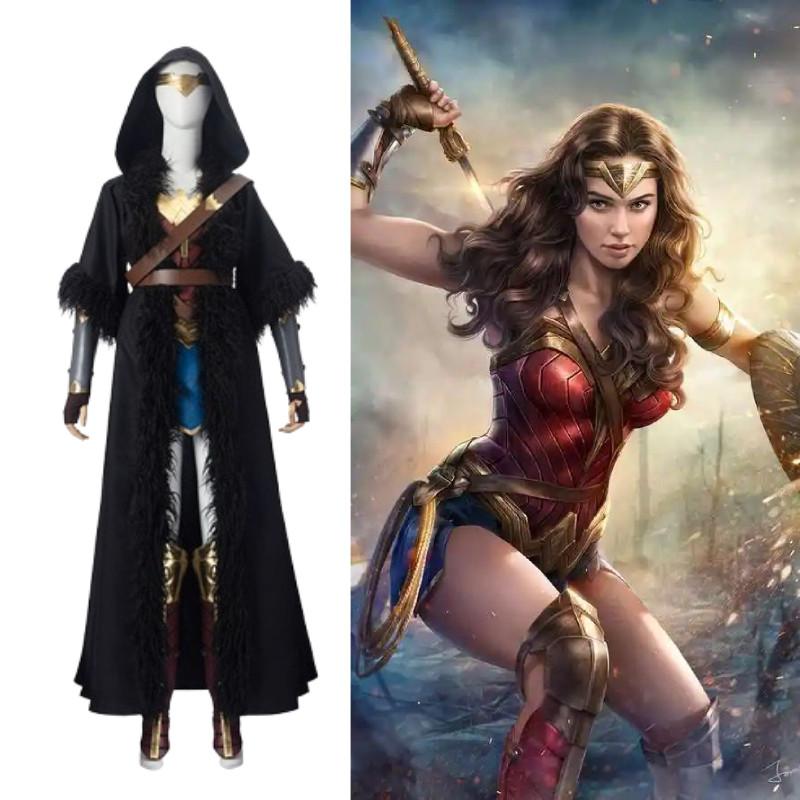 Wonder Woman Diana Prince Cosplay Cape With Polyester Material For Costume Parties And Anime Events