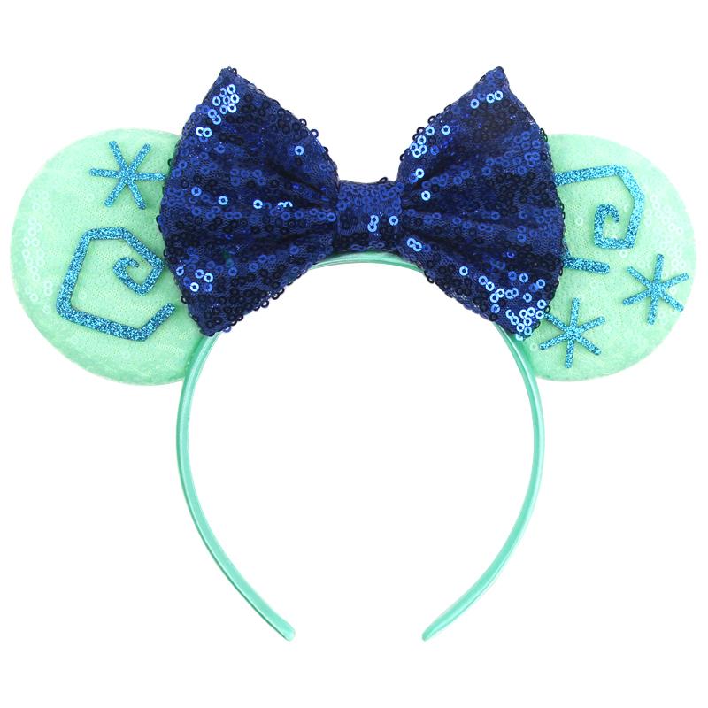 Mode St. Patrick Glitzer Mausohren Stirnband Mädchen Pailletten Haarschleife Festival Haarband Party DIY Haaraccessoires Mujer