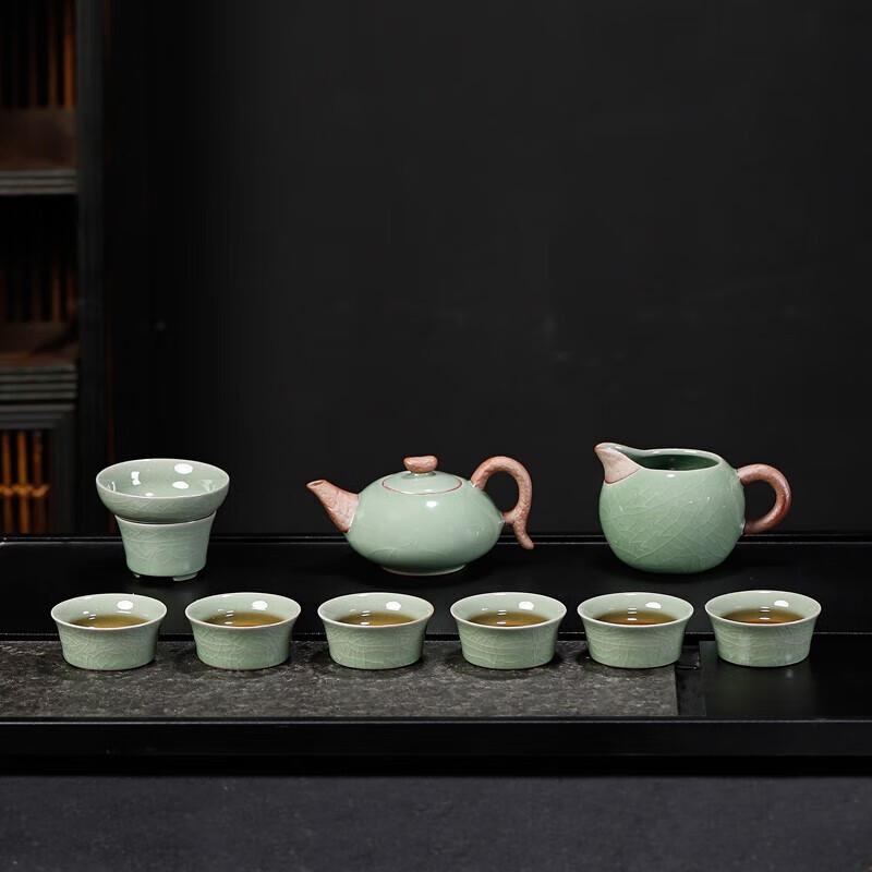 Ge Kiln 10-Piece Chinese Tea Set