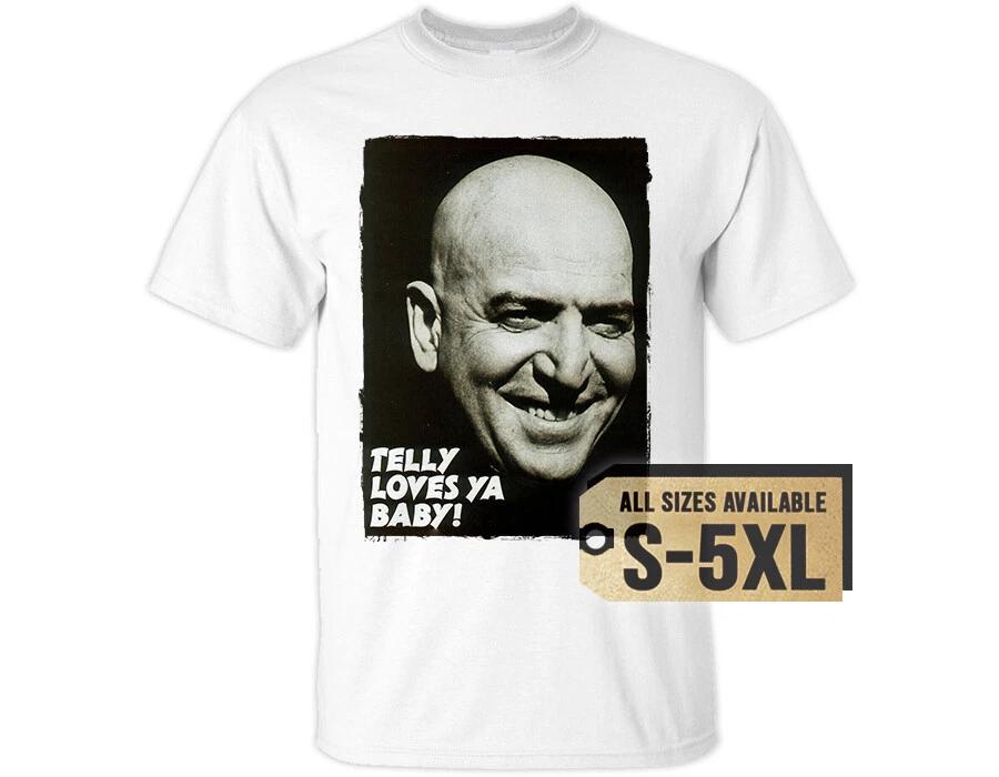 

KOJAK Сериал 1973 V1 Футболка Хлопок Натуральный Белый Ретро Размеры от S до 5XL S