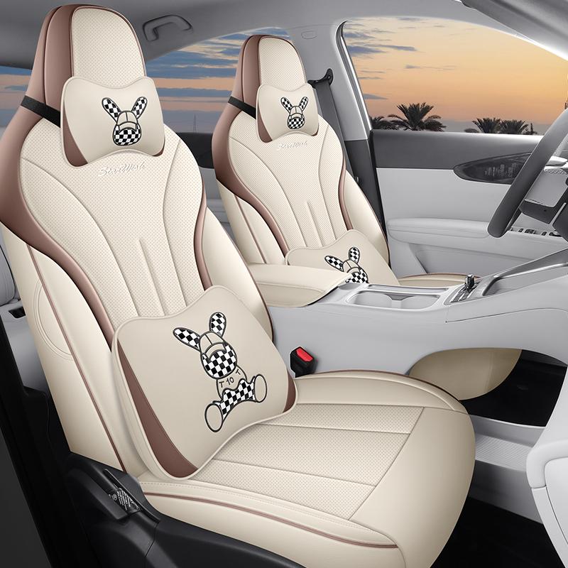 Geely Vision All-Season Universal Seat Covers: Full Coverage Car Interior Cushion Set