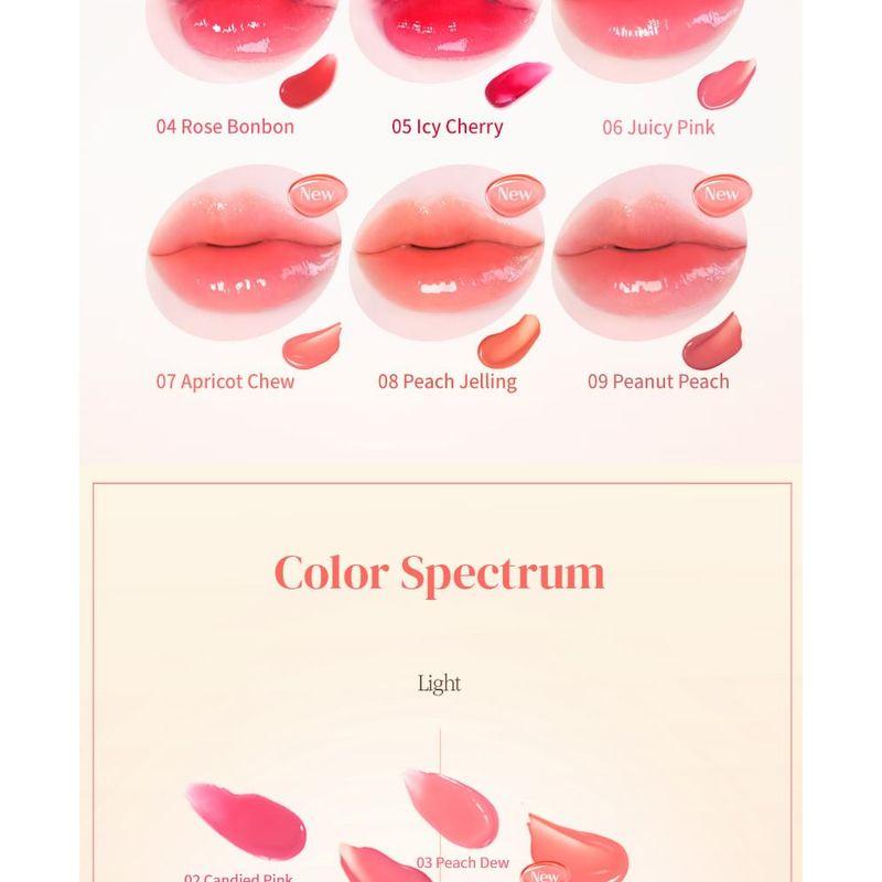 MACQUEEN - Dewy Water Glow Lip Tint - 9 Colors