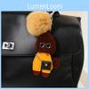 Pu Material Cute Teddy Bear Keychain Animal Car Pendant For Couples And Gift Ideas