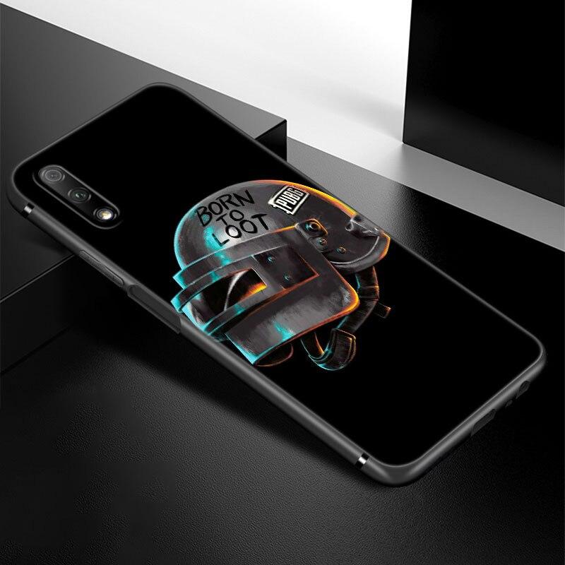 Fashion PUBG Game Phone Case For Huawei Honor 7A 8A 9X 20 Pro 8 10X Lite 9A 8C 9C 20E 7S 8S 20S 8X 10i 20i 30i Soft Black Cover