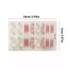 14 Nails Simple Waterproof Nail Wraps Full Cover Nail Stickers Firm And Not Easy To Fall Off Multi Color Nail Art For Women's D