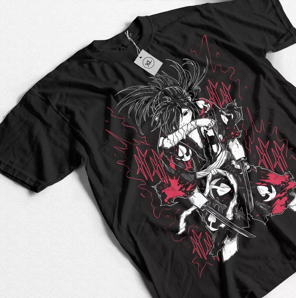 Hyakkimaru Dororo T-shirt Girl Anime Manga Funny New Unisex Shirt Black Unisex T-Shirt S