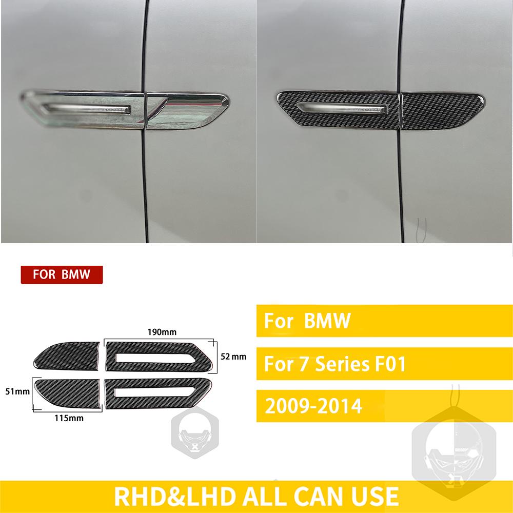 For BMW 7 Series F01 2009-2014 Accessories Car Carbon Fiber Exterior Wind Knife Edge Light Trim Sticker