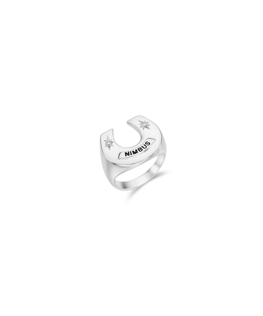 Nimbus Sparkle Horse Shoe Ring (Large)