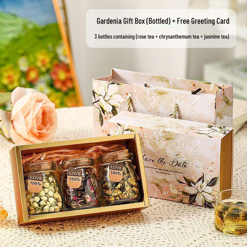 1413-Piece Floral Tea Set: Mid-Autumn Festival Gift for Employees, Mom, Teachers, and Family