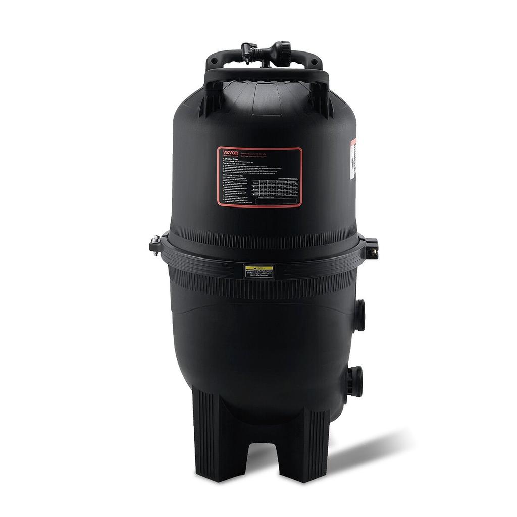 Cartridge Pool Filter, 49 Sq.m Filter Area Inground Pool Filter, Above Ground Swimming Pool Filtration Filter System with Upgrade Filter &Leak-proof,