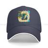 Einfarbige Dad Hats Iceborne Zinogre Kanji Herrenhut Sonnenschutz Baseballkappen World Hunter Schirmmütze