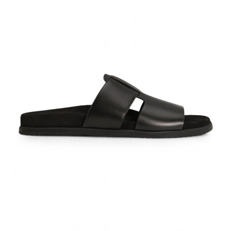 Summer Fashion Mens Breathable Genuine Leather