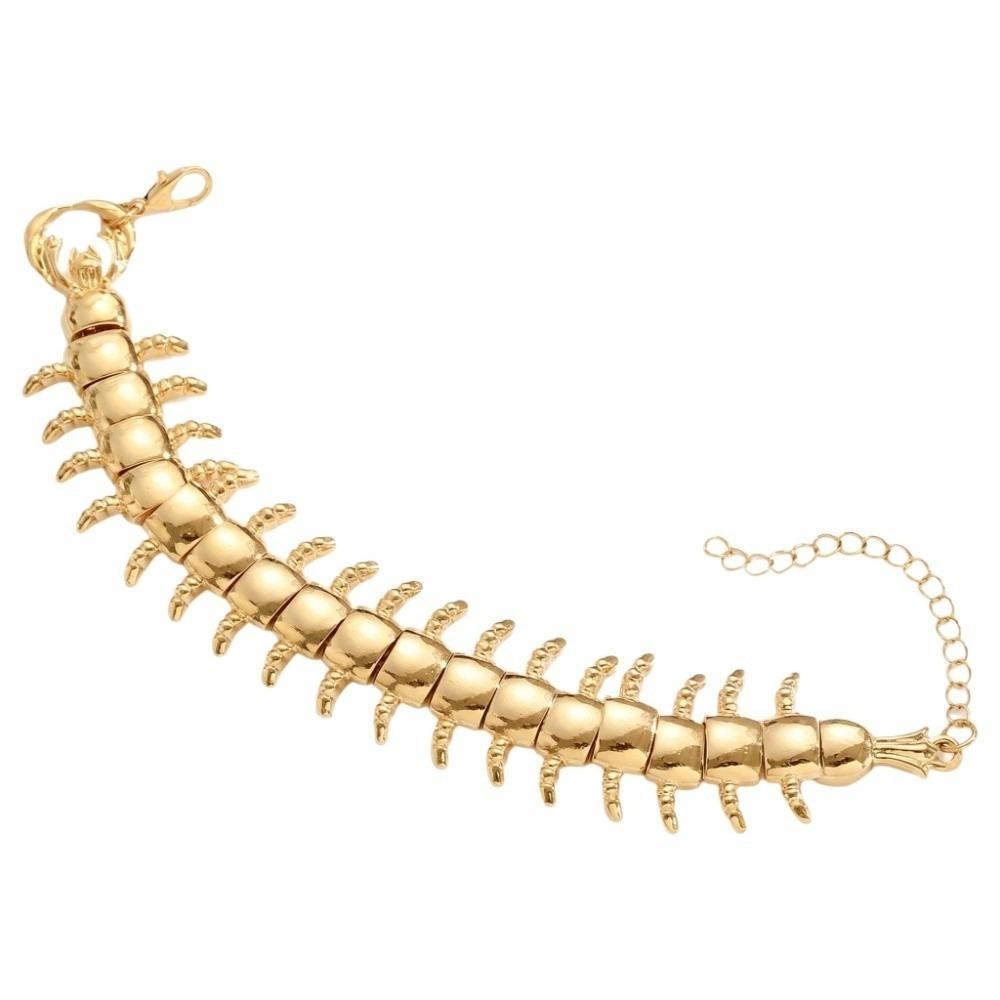 

Funny Centipede Shape Bracelet Adjustable Insect Bracelet Fashion Punk Style Bracelet Gifts