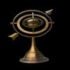 26.67 Cm Brass Armillary Sphere Style Celestial Globe-Astrolabe Navigation Decor Educational Desk Ornament Nautical Graduation, Birthday Gift
