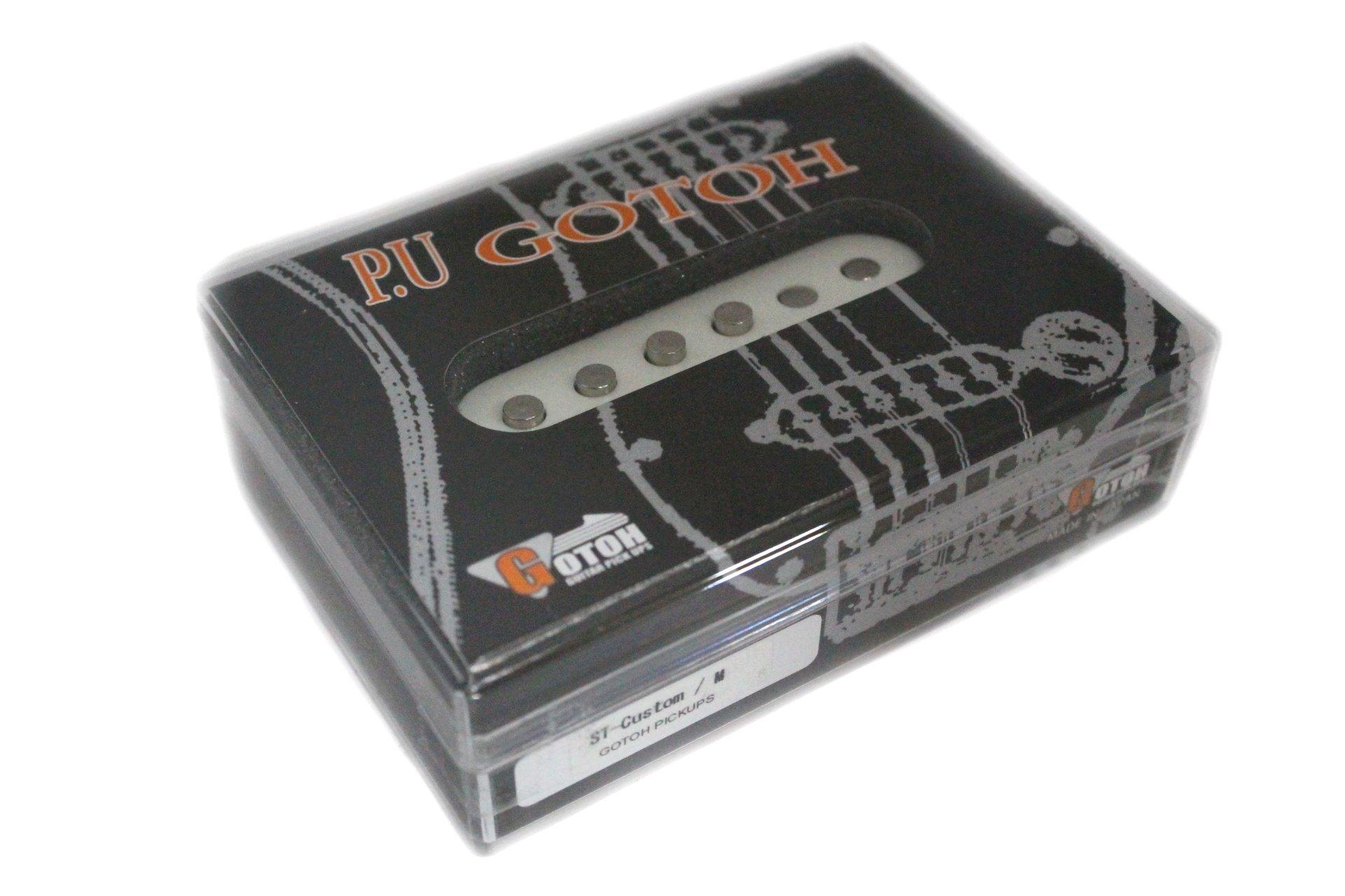 Stratocaster Pickup White Cover Made in Japan Center Position GOTOH PICKUPS ST-Custom GTPU-ST-CTM-WHT-M белый