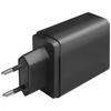 LogiLink USB Charger 15 W 1x USB-C®, 3x USB-A Black Interior