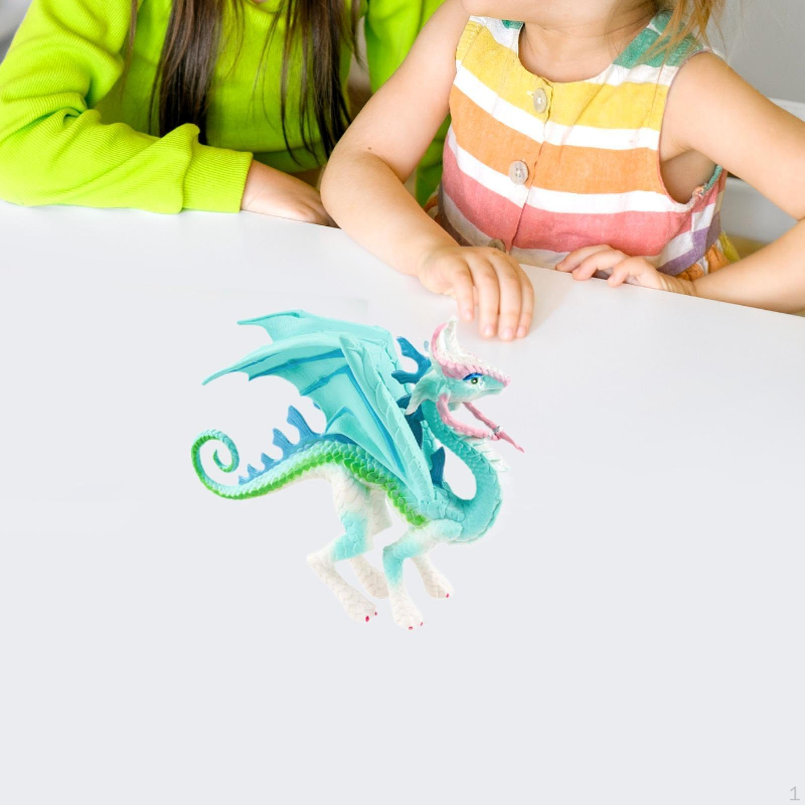 

Скульптура Дракона для Подарков на Мероприятие и Украшения для Торта синий