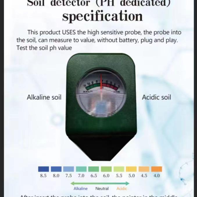 Compact Single-Needle Soil pH Meter - Accurate, Portable Tester for Acidity & Alkalinity