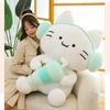 Toys Plush Cat Headset Milky Tea Cartoon Animals Fill Doll Xmas Garnish Gifts