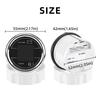 2'' 52MM Car Hour Meter + Voltage Dual Display Gauge LED Digital Meter Waterproof Voltmeter Voltage Hours Meter Volt 2in1