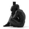 Fragile Man Figures Statue Creative Desk Decoration Abstract Black Characters Resins Sculpture Ornaments Room Aesthetic Decor