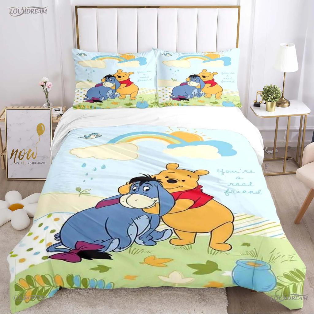 Comforter Winnie The Pooh All Season Comforter Bedding Sets Soft And S Single/Double/Queen/King