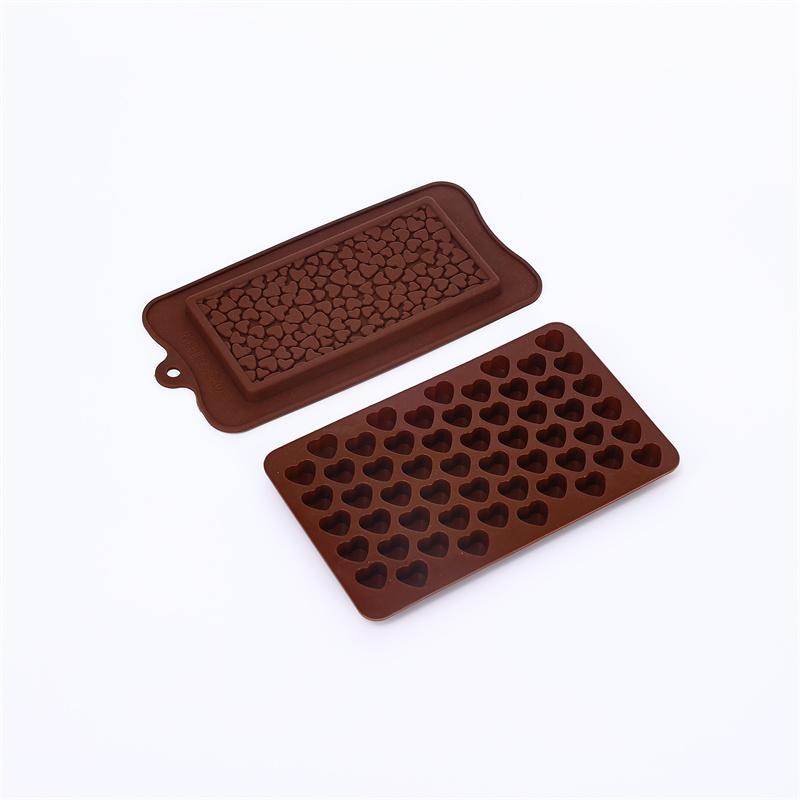 Heart Silicone Mold Baking 3D Love Chocolate Candy Pastry Tools Cake Decoration Silicone Ice Cube Tray Kitchen Accessories