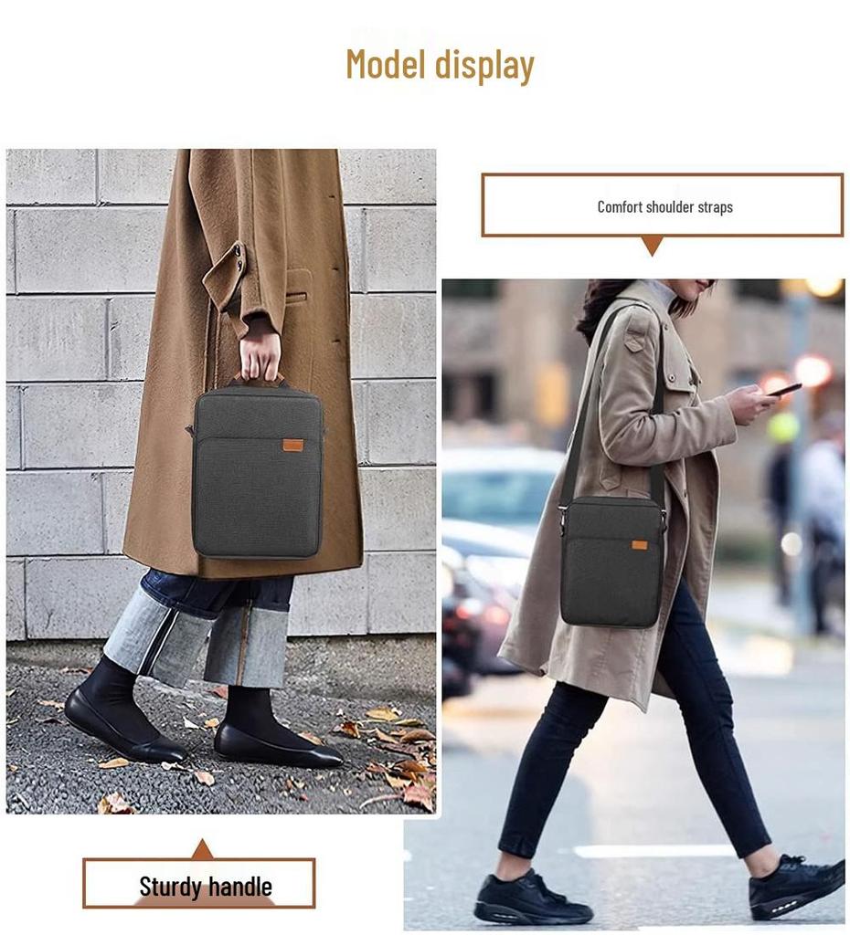 Protective Crossbody Case for 9.8-13.3 Inch Apple Laptops and Tablets